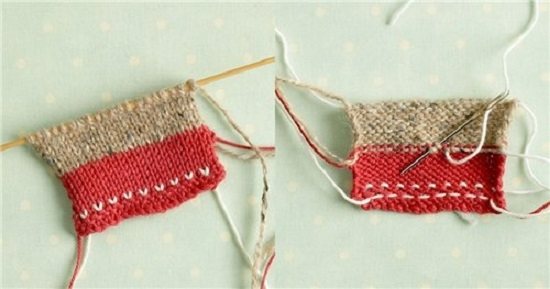 Елочные мишки спицами