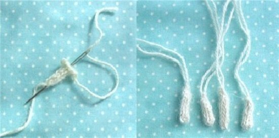 Елочные мишки спицами