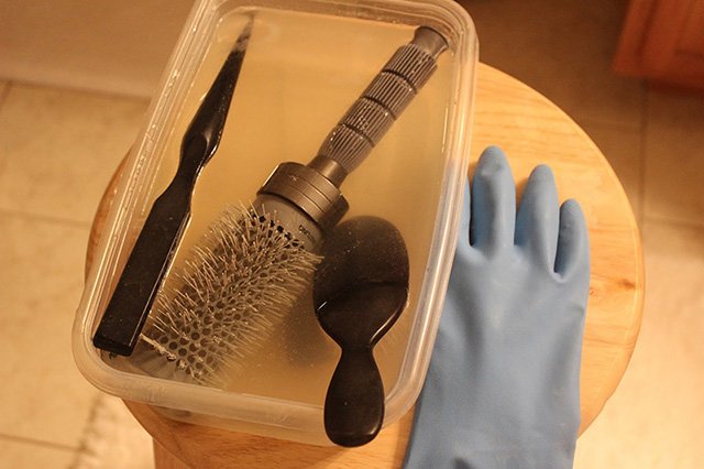 хлорный раствор для чистки расчесок