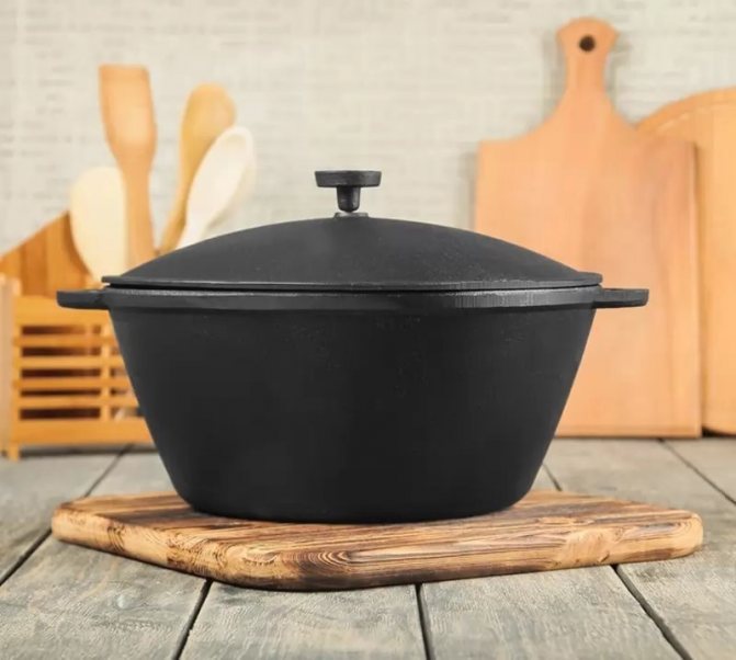 Как мыть казан чугунный после готовки