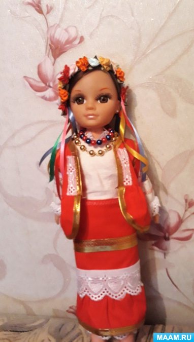 Мастер-класс «Народный костюм для куклы «Кубаночка»