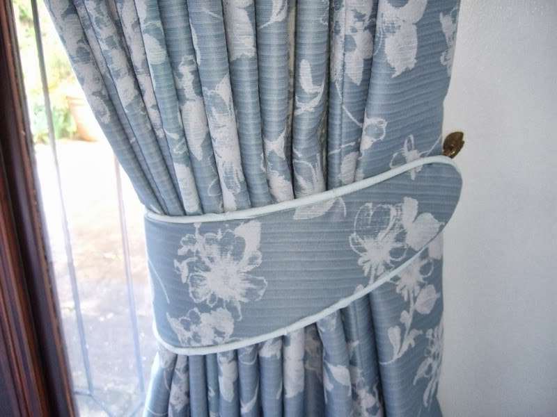 подхваты для штор в интерьере