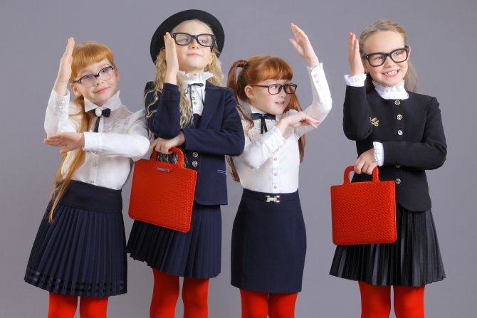 Современная школьная форма для девочек