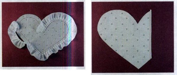 сшить подушку и наволочку с рюшами