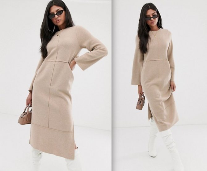 Трикотажное платье ASOS DESIGN