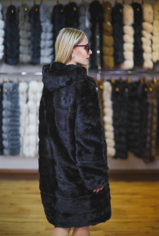 черная дикая норка