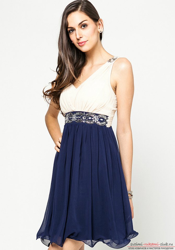 Как сделать красивое платье из шифона своими руками с подкладкой: фотографии моделей, выкройки и техники для работы.. Фото №5