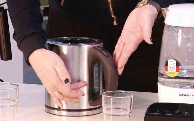 как удалить накипь в электрическом чайнике