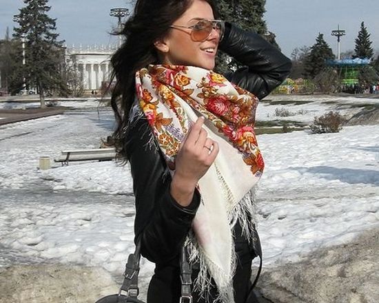 Красивый шарф