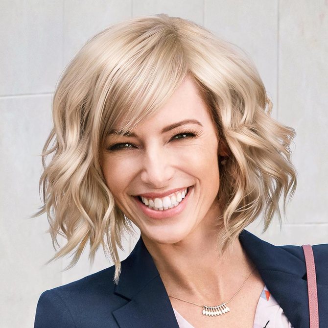 Кудри для треугольного лица