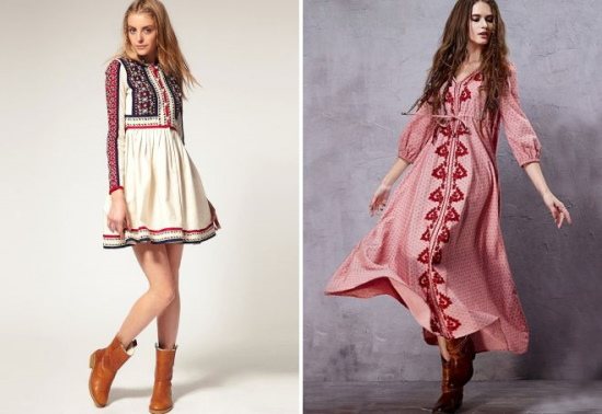 Необычные фасоны платьев. Фото из трикотажа, бархата, шелка, для полных, на каждый день, праздник