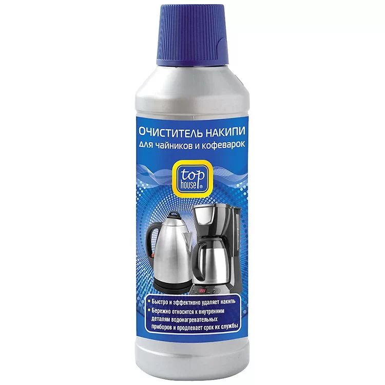 ОЧИСТИТЕЛЬ НАКИПИ ДЛЯ ЧАЙНИКОВ И КОФЕВАРОК TOP HOUSE 500 МЛ.webp