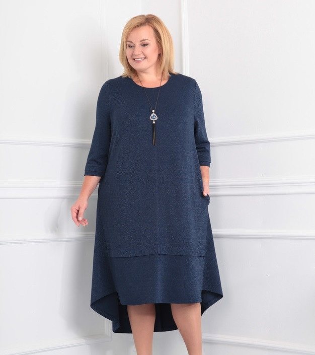 Платье трапеция для полнушек