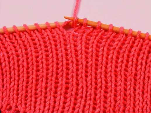 Прибавление петель из протяжки