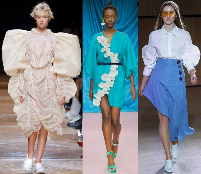 Пышные объемные рукава