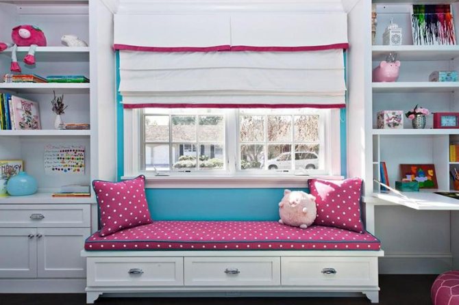 Римские шторы для детской в разных стилях