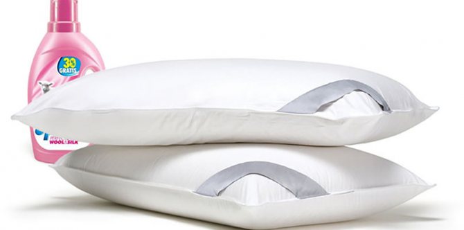 Ручная стирка подушек