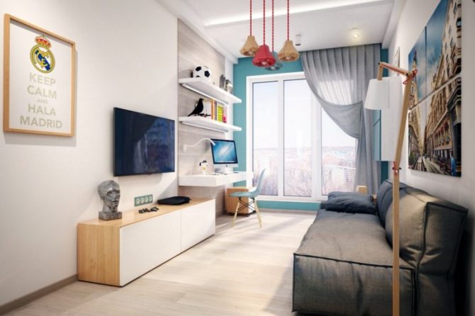 Серый прозрачный тюль