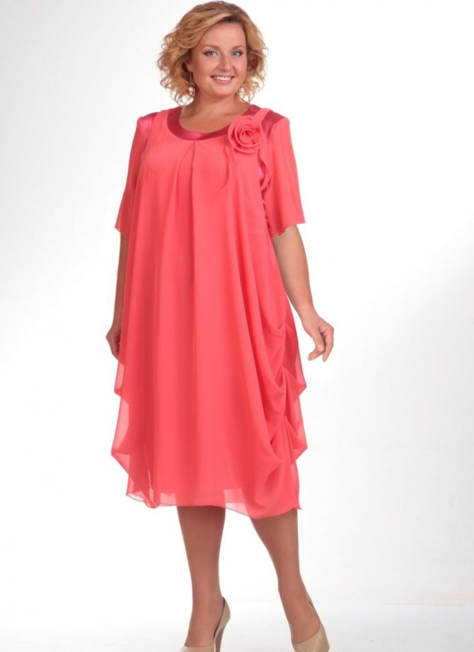 Шифоновое платье