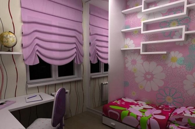 Шторы для девочки