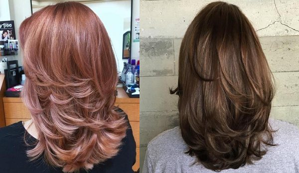 слоистые стрижки