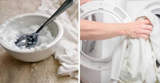 Способы выведения пятен от пота и дезодоранта с одежды