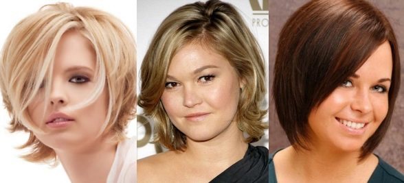 Стрижки для полных женщин с круглым лицом после 30, 40, 50, 60 лет, с тонкими волосами, каре, боб. Короткие, средние, длинные, с челкой