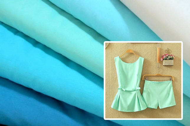 Ткани голубых оттенков