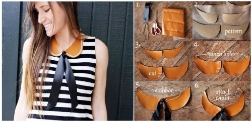 Выкройка воротника для платья: схемы с фото