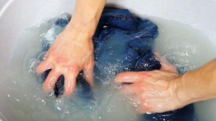 Замачивание джинсов